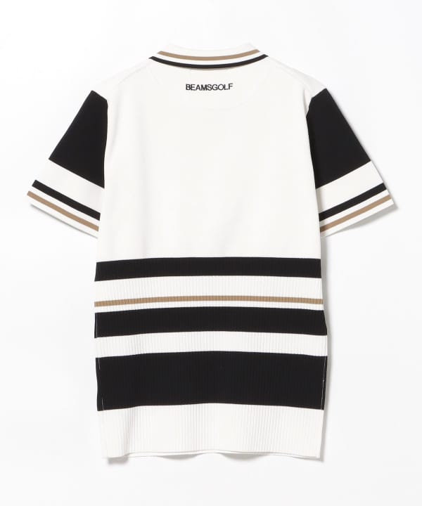BEAMS GOLF（ビームス ゴルフ）ORANGE LABEL / ボーダー ポロ襟