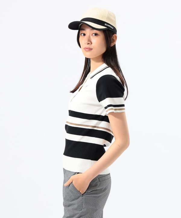 BEAMS GOLF（ビームス ゴルフ）ORANGE LABEL / ボーダー ポロ襟
