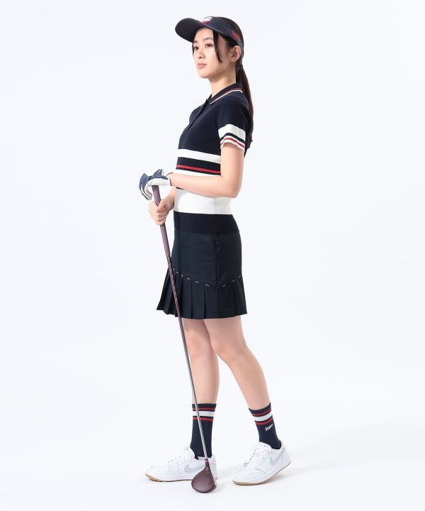 BEAMS GOLF（ビームス ゴルフ）ORANGE LABEL / ボーダー ポロ襟