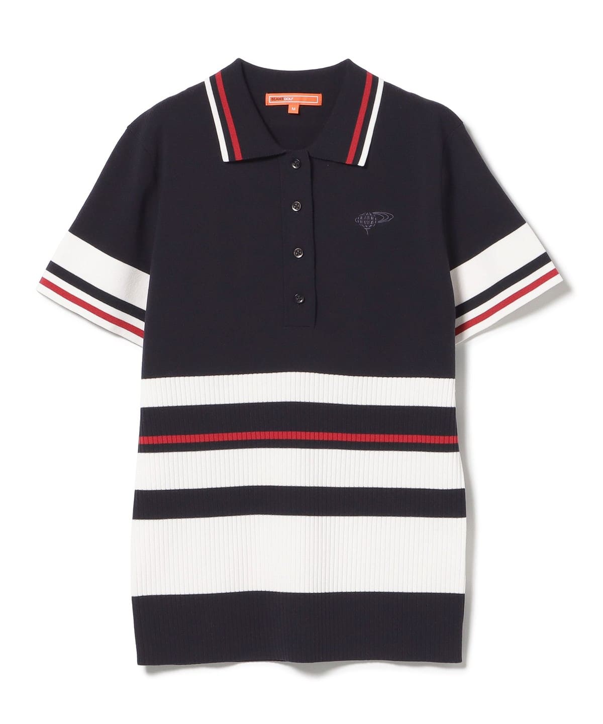 BEAMS GOLF（ビームス ゴルフ）ORANGE LABEL / ボーダー ポロ襟
