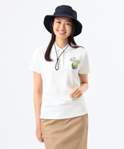 〈WOMEN〉ORANGE LABEL / レモンロゴ ポロシャツ【DRY・UV・STRETCH】】