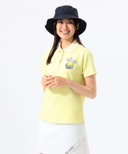 〈WOMEN〉ORANGE LABEL / レモンロゴ ポロシャツ【DRY・UV・STRETCH】】