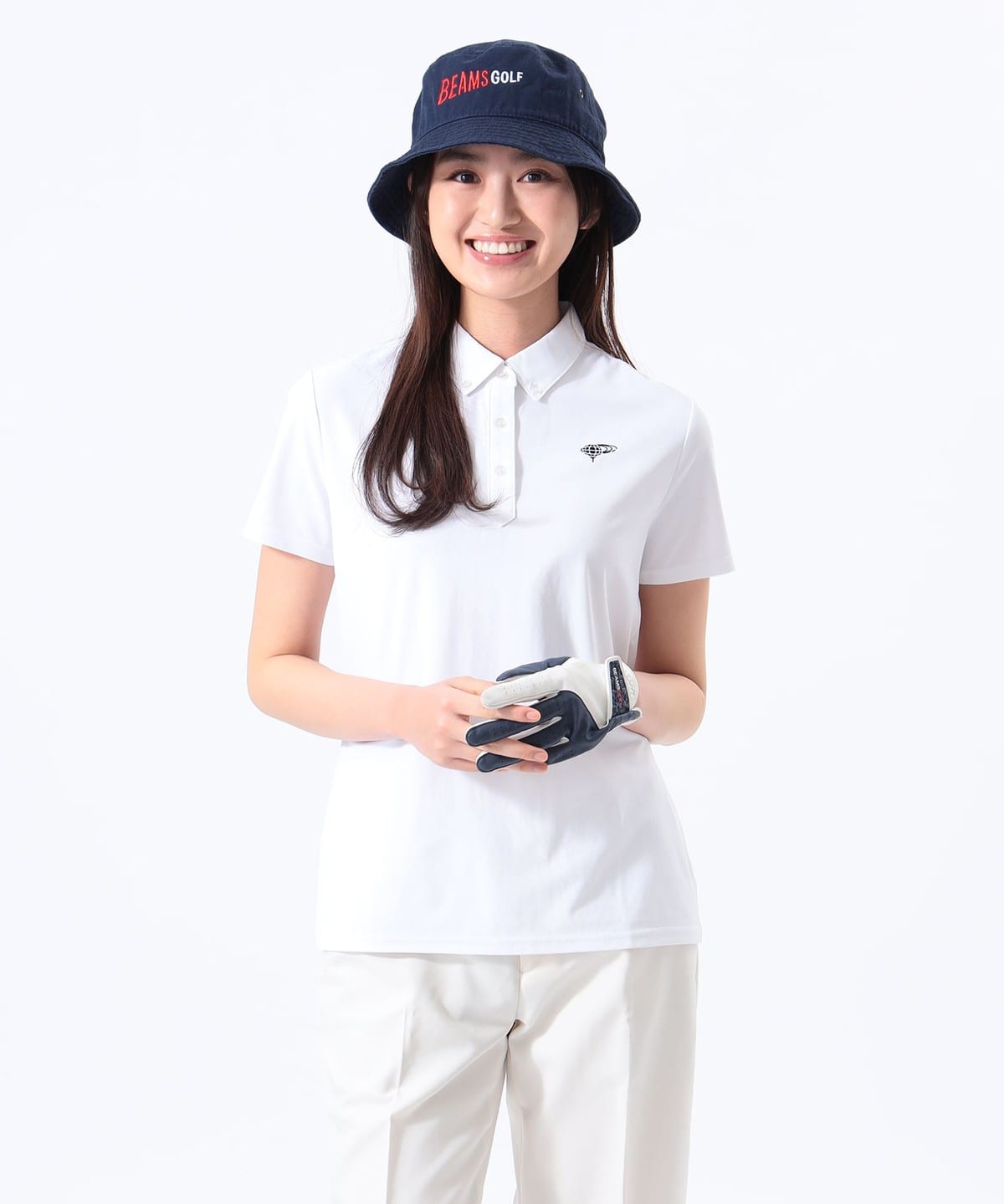 ORANGE LABEL / ワンポイント ボタンダウン ポロシャツ シャツ・ブラウス WOMEN WHITE S ORANGE LABEL / ワンポイント ボタンダウン ポロシャツ シャツ・ブラウス WOMEN WHITE S