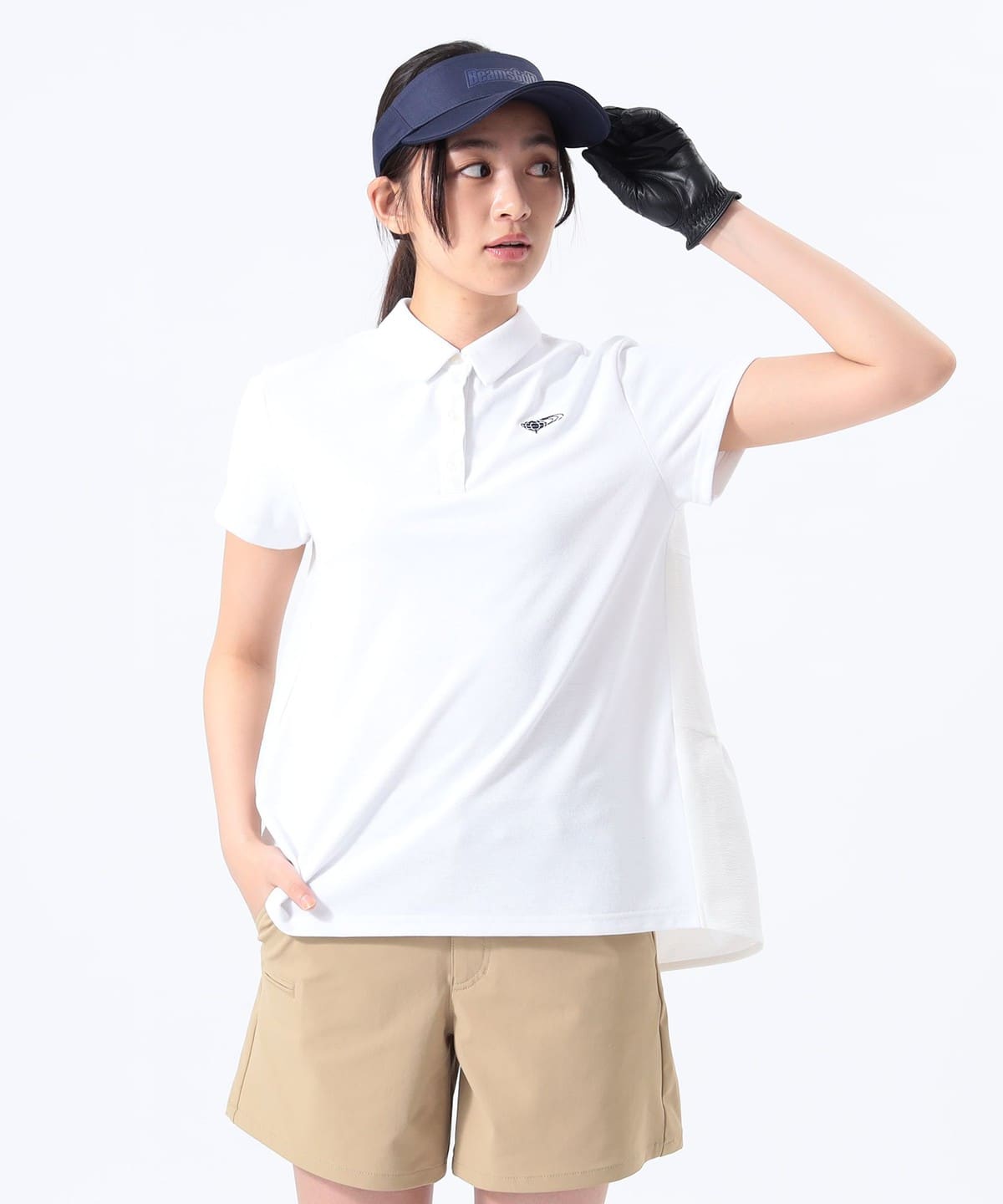 ORANGE LABEL / バックティアード ポロシャツ シャツ・ブラウス WOMEN WHITE S ORANGE LABEL / バックティアード ポロシャツ シャツ・ブラウス WOMEN WHITE S