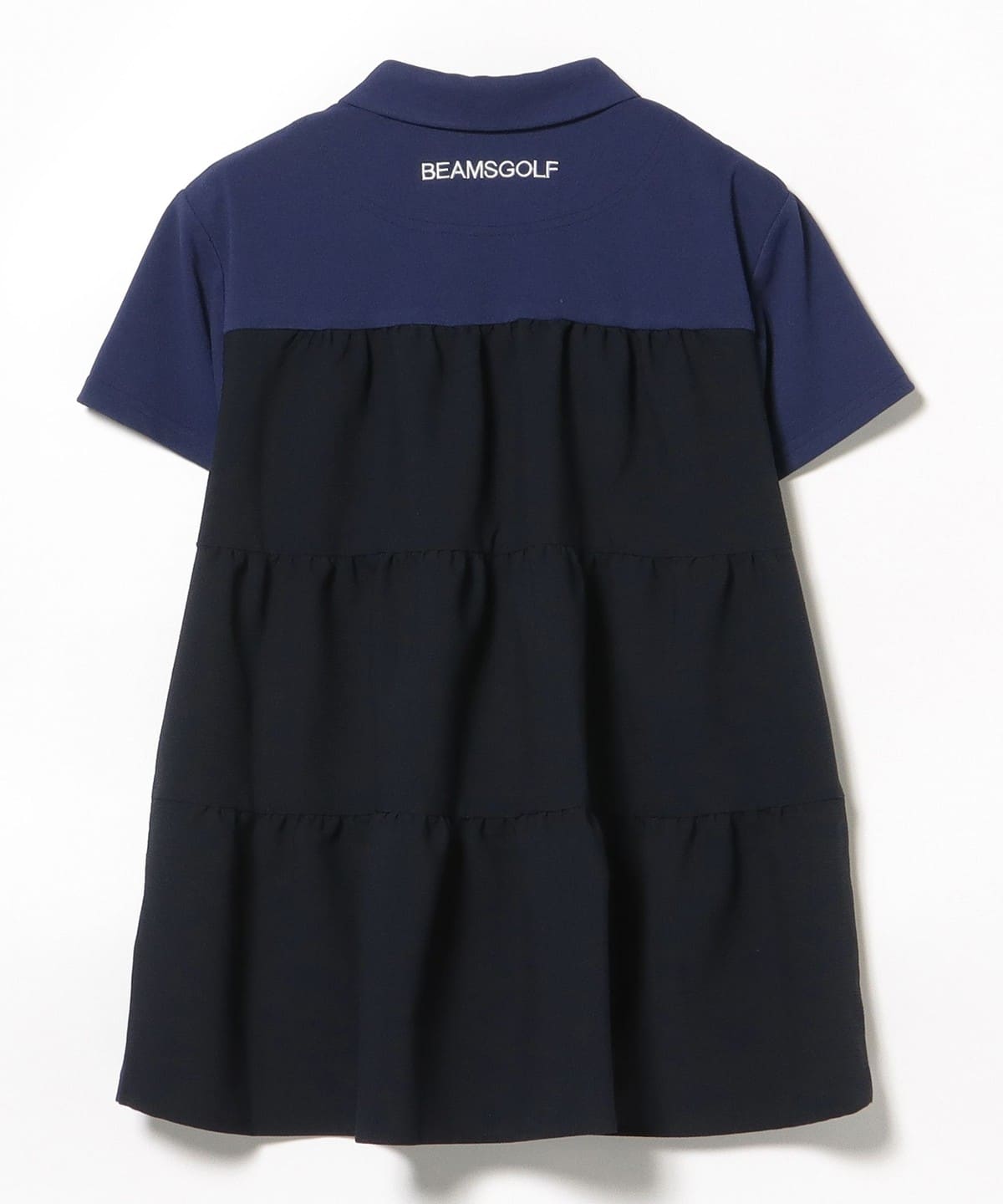 ☆BEAMS GOLF☆ バックティアードポロシャツ ネイビー　size M 83020087461_D_24.jpg