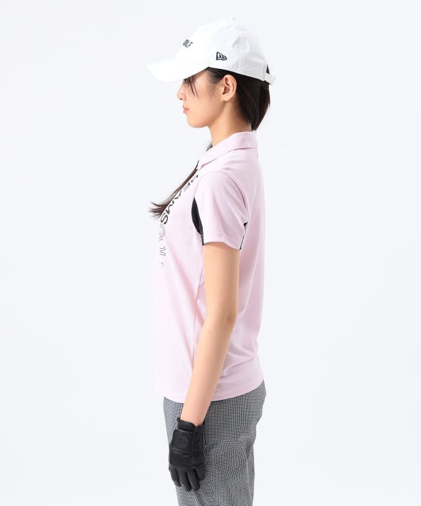 BEAMS GOLF｜ORANGE LABEL / タテロゴ ハーフジップ ポロシャツ