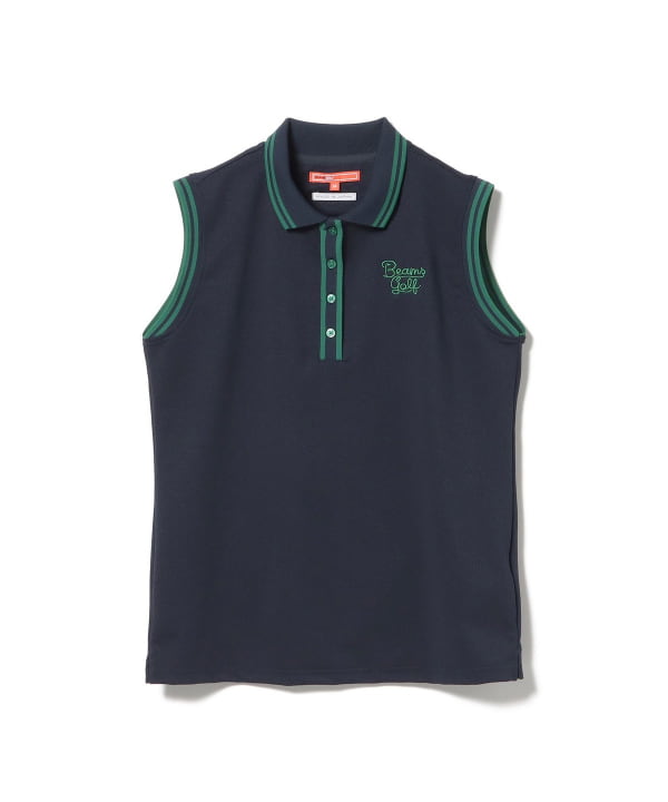 【未使用】1piu1uguale3 GOLF サイドラインノースリーブポロシャツ 1PIU1UGUALE3 GOLF - 【25SS】【レディース】 LADIES' 113 GOLF
