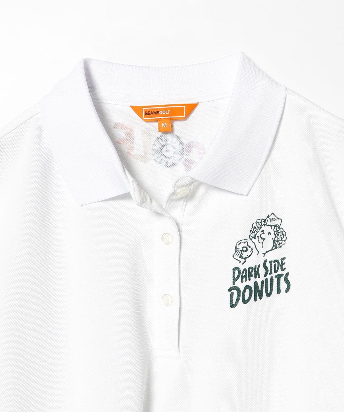 BEAMS GOLF ドーナツコラボ　ポロシャツ BEAMS GOLF（ビームス ゴルフ）〈WOMEN〉【別注】PARK SIDE DONUTS