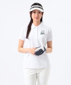 〈WOMEN〉【別注】PARK SIDE DONUTS / 【DRY・UV・STRETCH】ドーナツボーイ ポロシャツ．