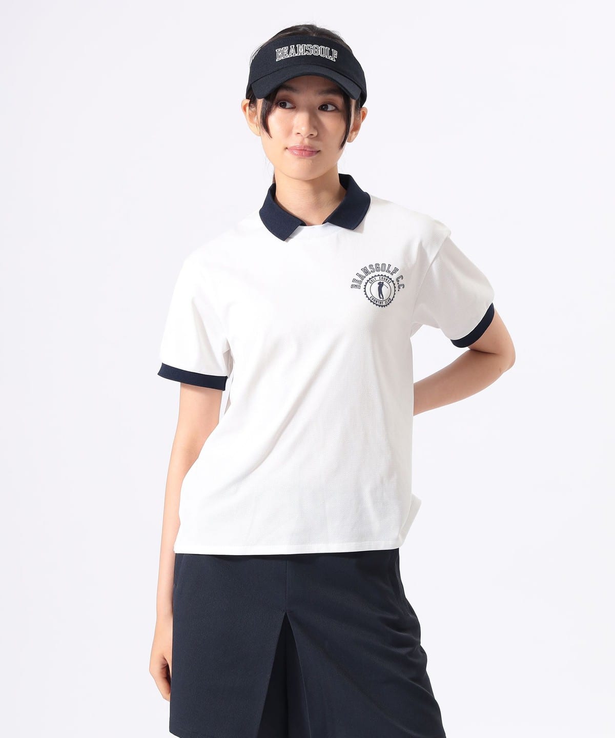 BEAMS GOLF（ビームス ゴルフ）ORANGE LABEL / クレリック襟付