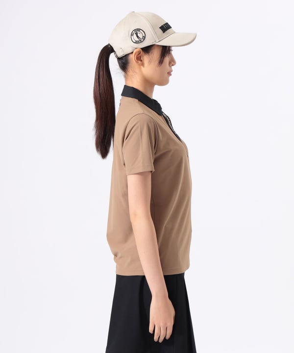 Beams golf ポロシャツ Mサイズ BEAMS GOLF BEAMS GOLF ORANGE / Front Logo Polo Shirt [DRY/UV