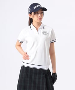 【+15%ポイントUP】ORANGE LABEL / リブライン スキッパー ポロシャツ 【DRY・STRETCH】．