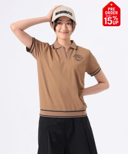 【+15%ポイントUP】ORANGE LABEL / リブライン スキッパー ポロシャツ 【DRY・STRETCH】