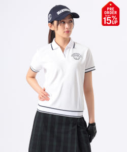 【+15%ポイントUP】ORANGE LABEL / リブライン スキッパー ポロシャツ 【DRY・STRETCH】
