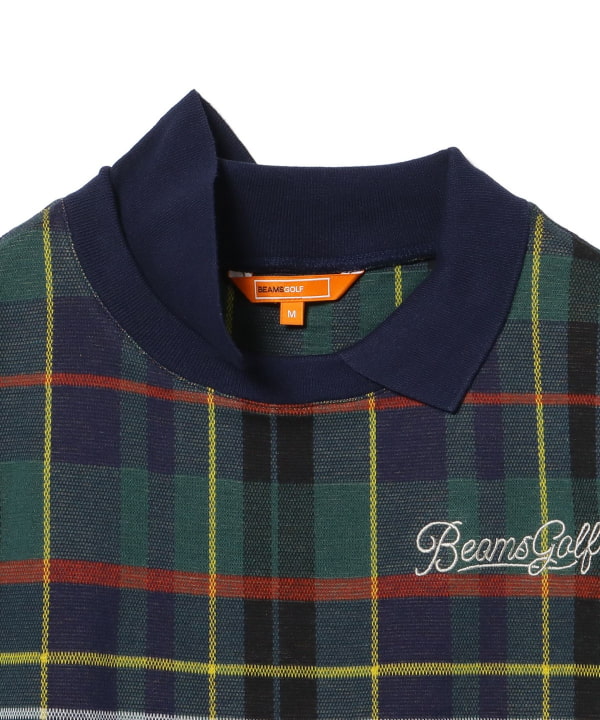 BEAMS GOLF（ビームス ゴルフ）ORANGE LABEL / 襟付き チェック 半袖