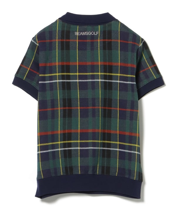 BEAMS GOLF（ビームス ゴルフ）ORANGE LABEL / 襟付き チェック 半袖