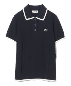 LACOSTE / 配色 ニット ポロシャツ
