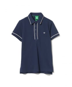 adidas Golf / Originals ワンポイントロゴ ツイストニット ポロシャツ