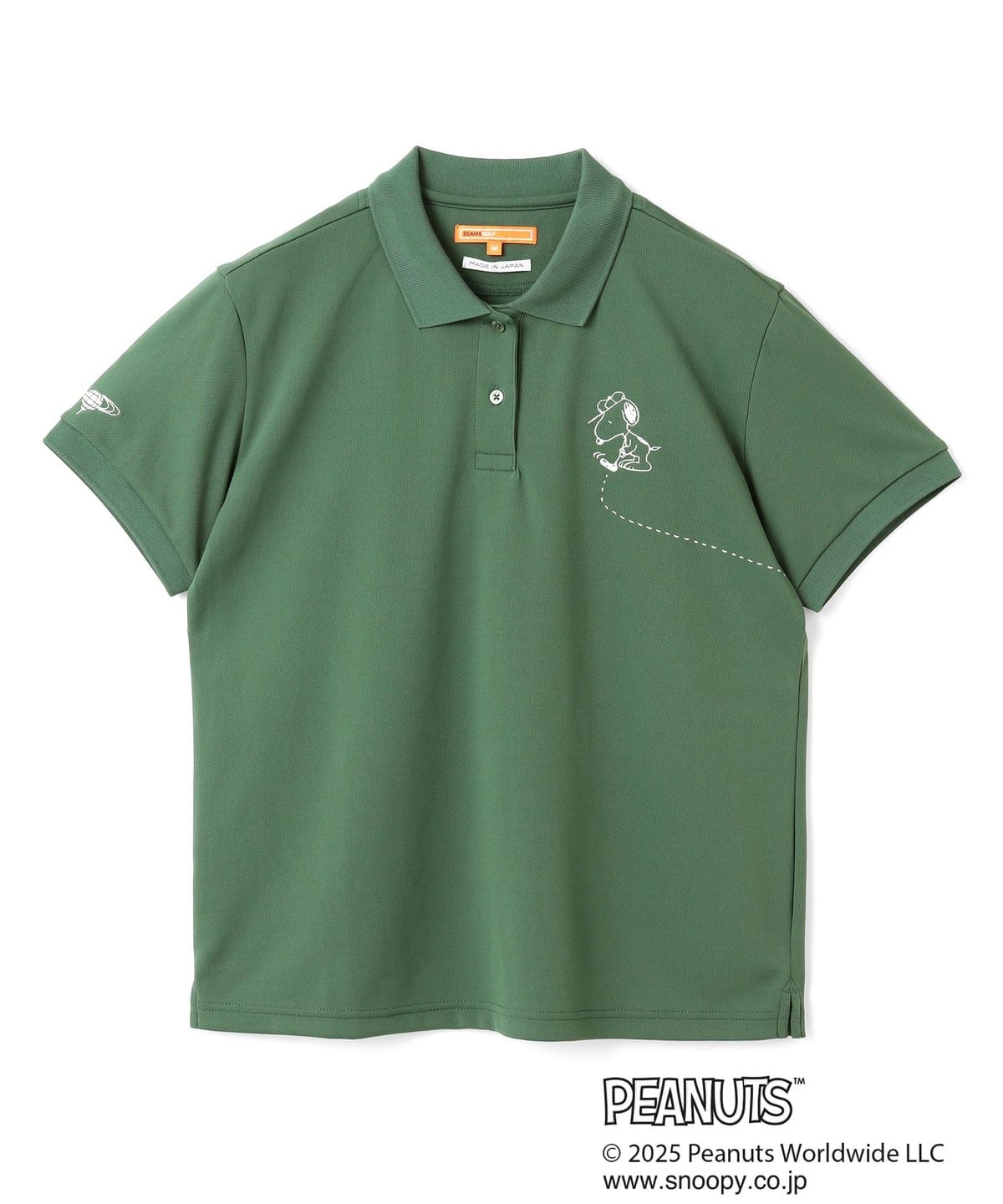 〈WOMEN〉PEANUTS スヌーピー PLUNK!ポロシャツ シャツ・ブラウス WOMEN GREEN L 〈WOMEN〉PEANUTS スヌーピー PLUNK!ポロシャツ シャツ・ブラウス WOMEN GREEN L