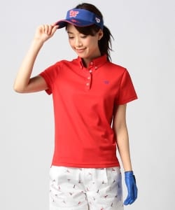 BEAMS GOLF ORANGE LABEL / ミニスクリプト ポロシャツ