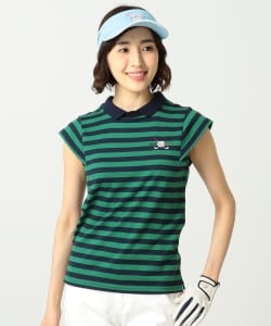 BEAMS GOLF ORANGE LABEL / ボーダー ポロシャツ