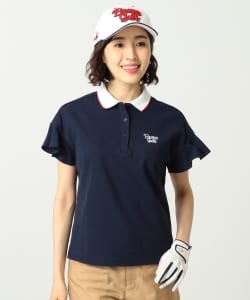 BEAMS GOLF ORANGE LABEL / フレアスリーブ ポロシャツ