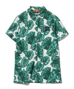 BEAMS GOLF ORANGE LABEL / モンステラ プリント シャツ
