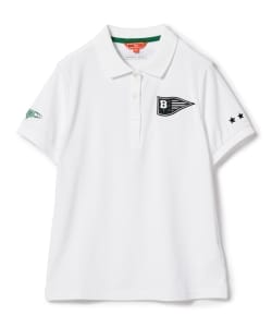【UVカット】BEAMS GOLF ORANGE LABEL / スターワッペン ポロシャツ