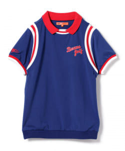 BEAMS GOLF ORANGE LABEL / リブ襟 裏毛 ポロシャツ