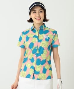 BEAMS GOLF ORANGE LABEL / フルーツ柄 シャツ