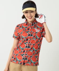 BEAMS GOLF ORANGE LABEL / フルーツ柄 シャツ