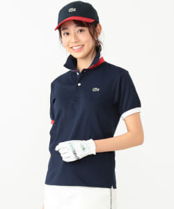 ＜WOMEN＞LACOSTE×BEAMS GOLF / 別注 エリTRICO ポロシャツ