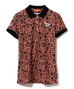 ▲BEAMS GOLF ORANGE LABEL / フラワー ポロシャツ