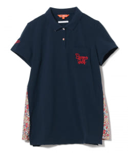 ▲BEAMS GOLF ORANGE LABEL / サイド リバティ切替 ポロシャツ