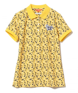 ▲＜WOMEN＞BEAMS GOLF ORANGE LABEL / フラワー プリント ポロシャツ