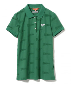 〈WOMEN〉BEAMS GOLF ORANGE LABEL / パイル ジャカード ポロシャツ
