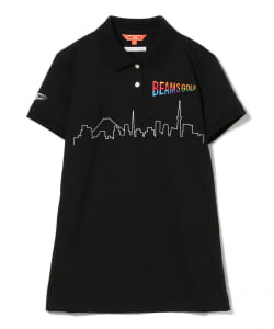 ▲＜WOMEN＞BEAMS GOLF ORANGE LABEL / ランドスケープ ポロシャツ