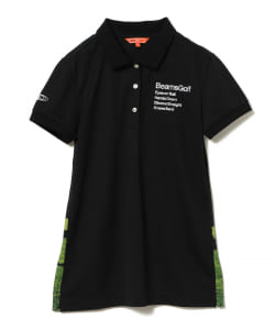 〈WOMEN〉BEAMS GOLF ORANGE LABEL / 月面転写 ポロシャツ