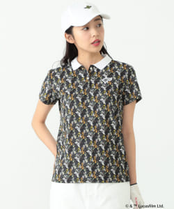 ＜WOMEN＞STAR WARS / BEAMS GOLF別注 総柄ポロシャツ