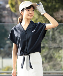 BEAMS GOLF ORANGE LABEL / ウエスト リボン ポロシャツ