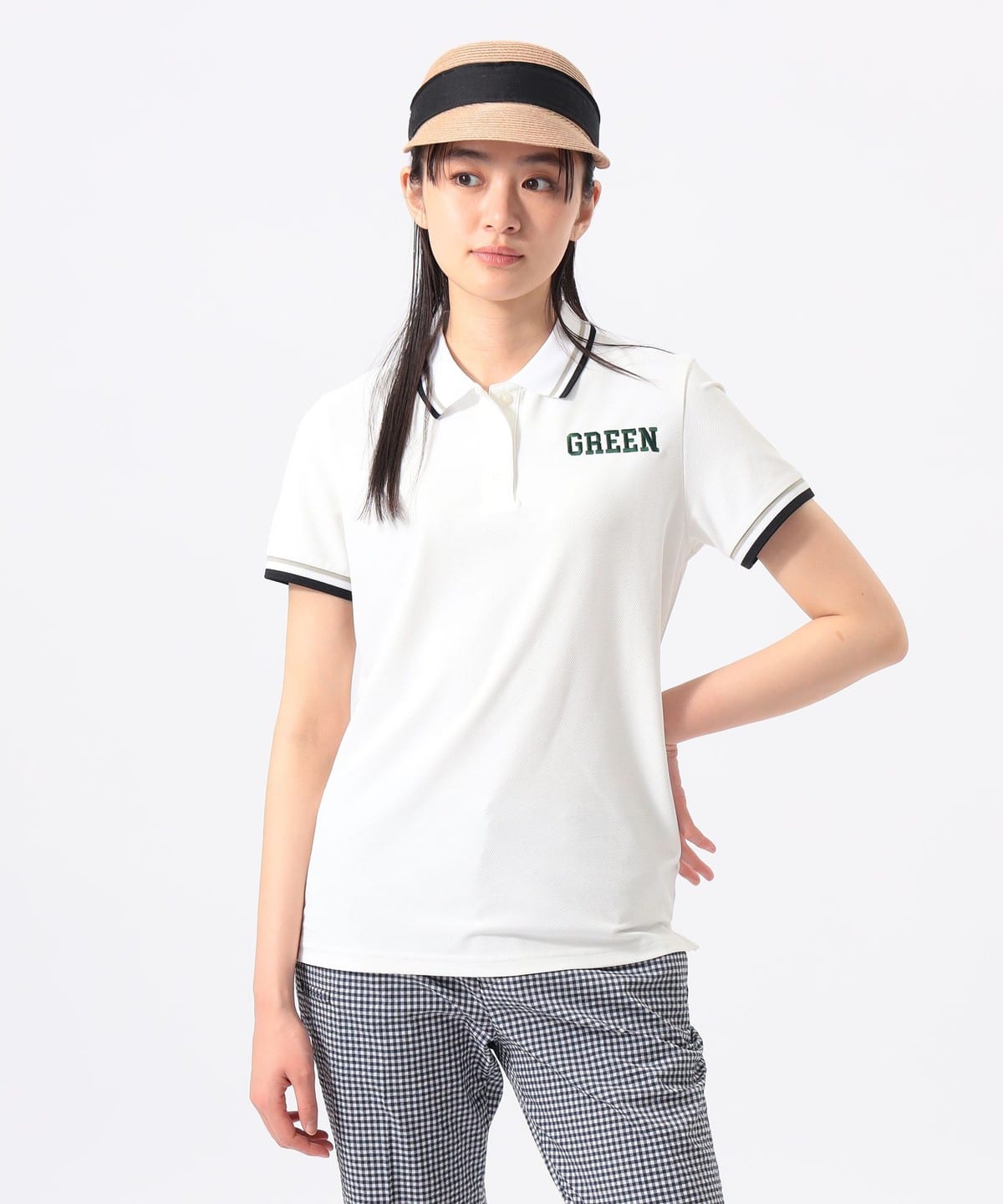BEAMS GOLF（ビームス ゴルフ）ORANGE LABEL / 襟ライン配色