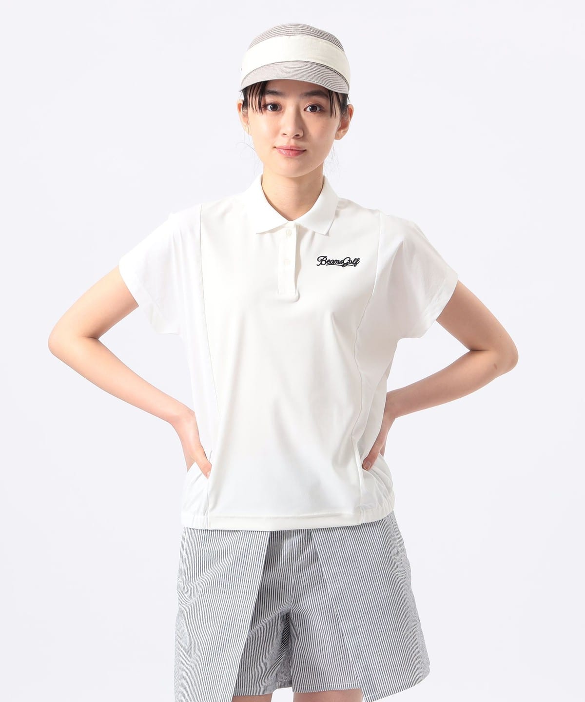 BEAMS GOLF（ビームス ゴルフ）ORANGE LABEL / 異素材 切り替え モック