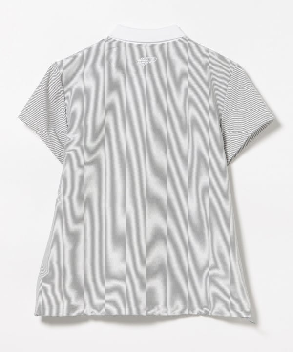 ORANGE LABEL / シアサッカー スキッパー ポロシャツ