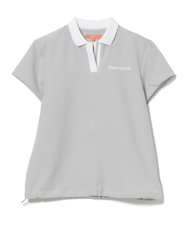 ORANGE LABEL / シアサッカー スキッパー ポロシャツ