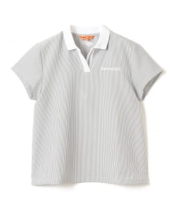 ORANGE LABEL / シアサッカー スッキパー ポロシャツ