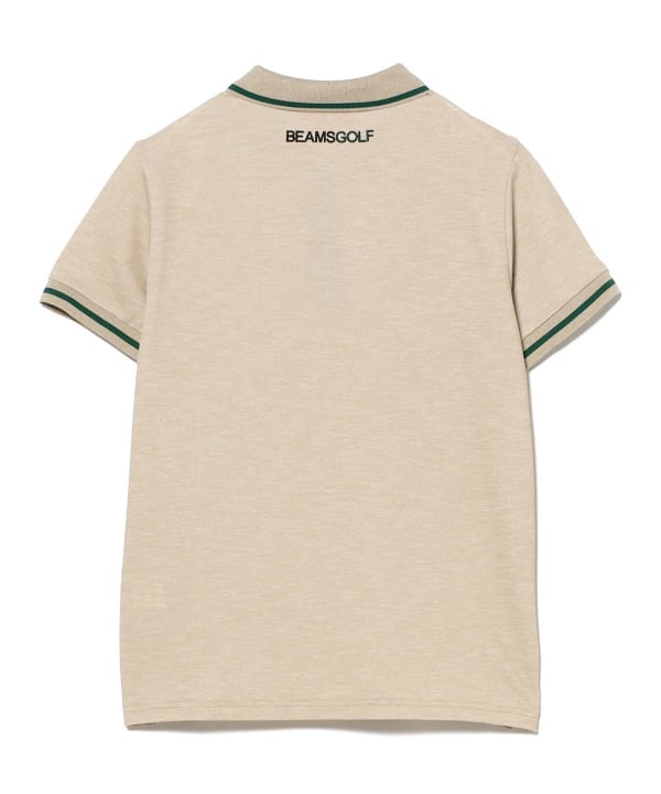 【+10%ポイントUP】ORANGE LABEL / ネクタイモチーフ ライン ポロシャツ（吸水速乾）