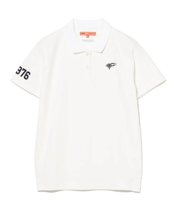 【+10%ポイントUP】ORANGE LABEL / 1976袖ロゴ バックリブ  ポロシャツ