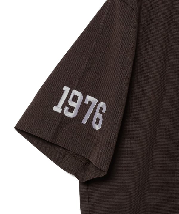 【+10%ポイントUP】ORANGE LABEL / 1976袖ロゴ バックリブ  ポロシャツ