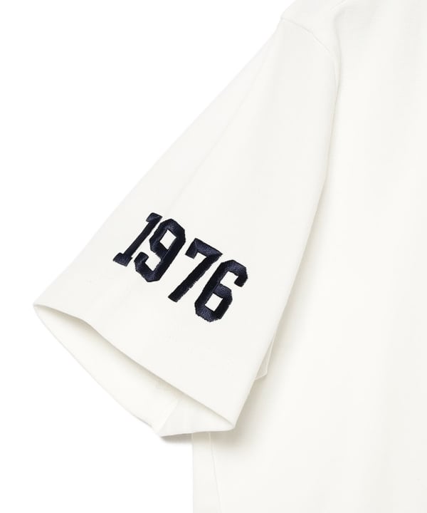 【+10%ポイントUP】ORANGE LABEL / 1976袖ロゴ バックリブ  ポロシャツ