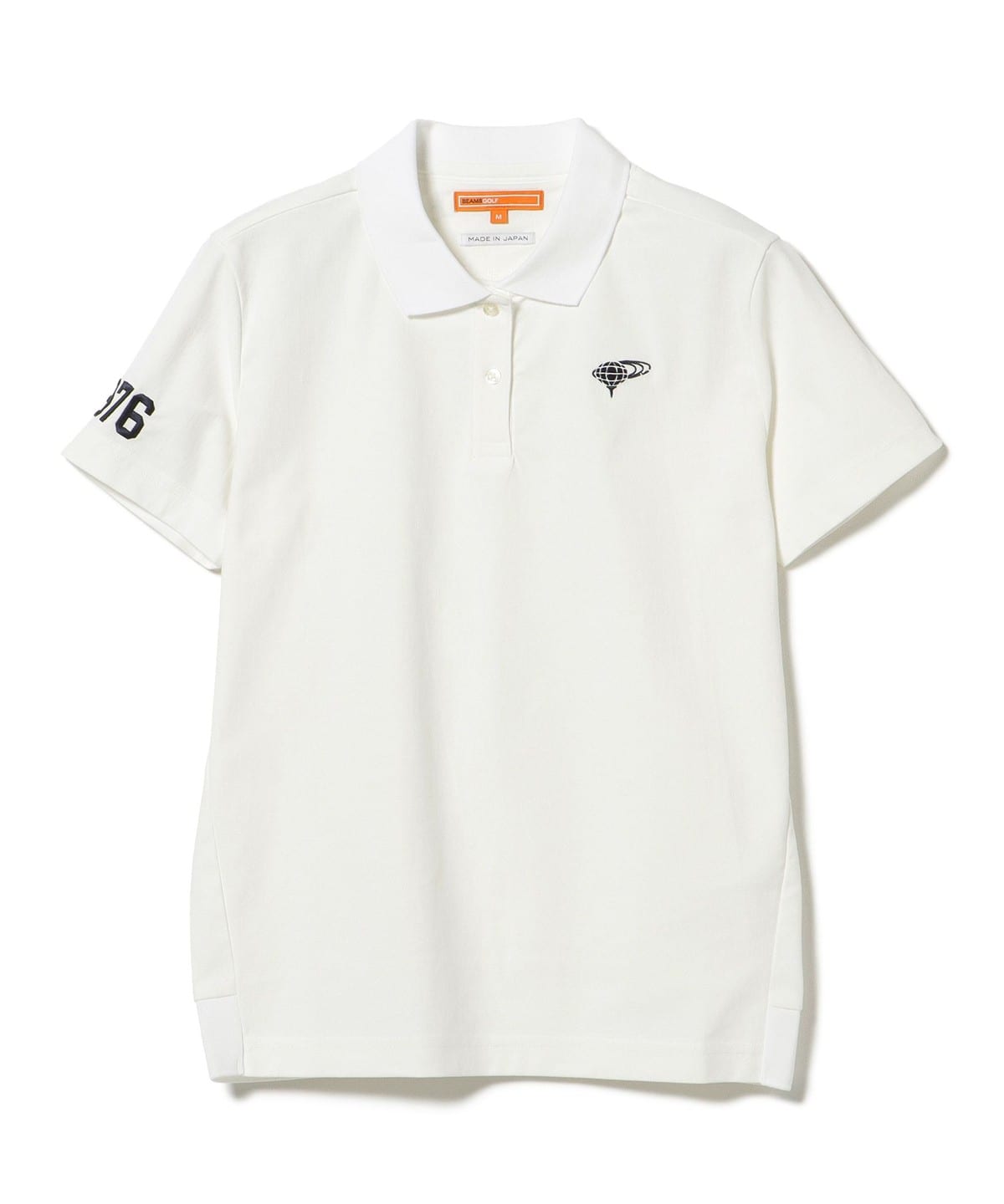 BEAMS GOLF（ビームス ゴルフ）ORANGE LABEL / 1976袖ロゴ バックリブ